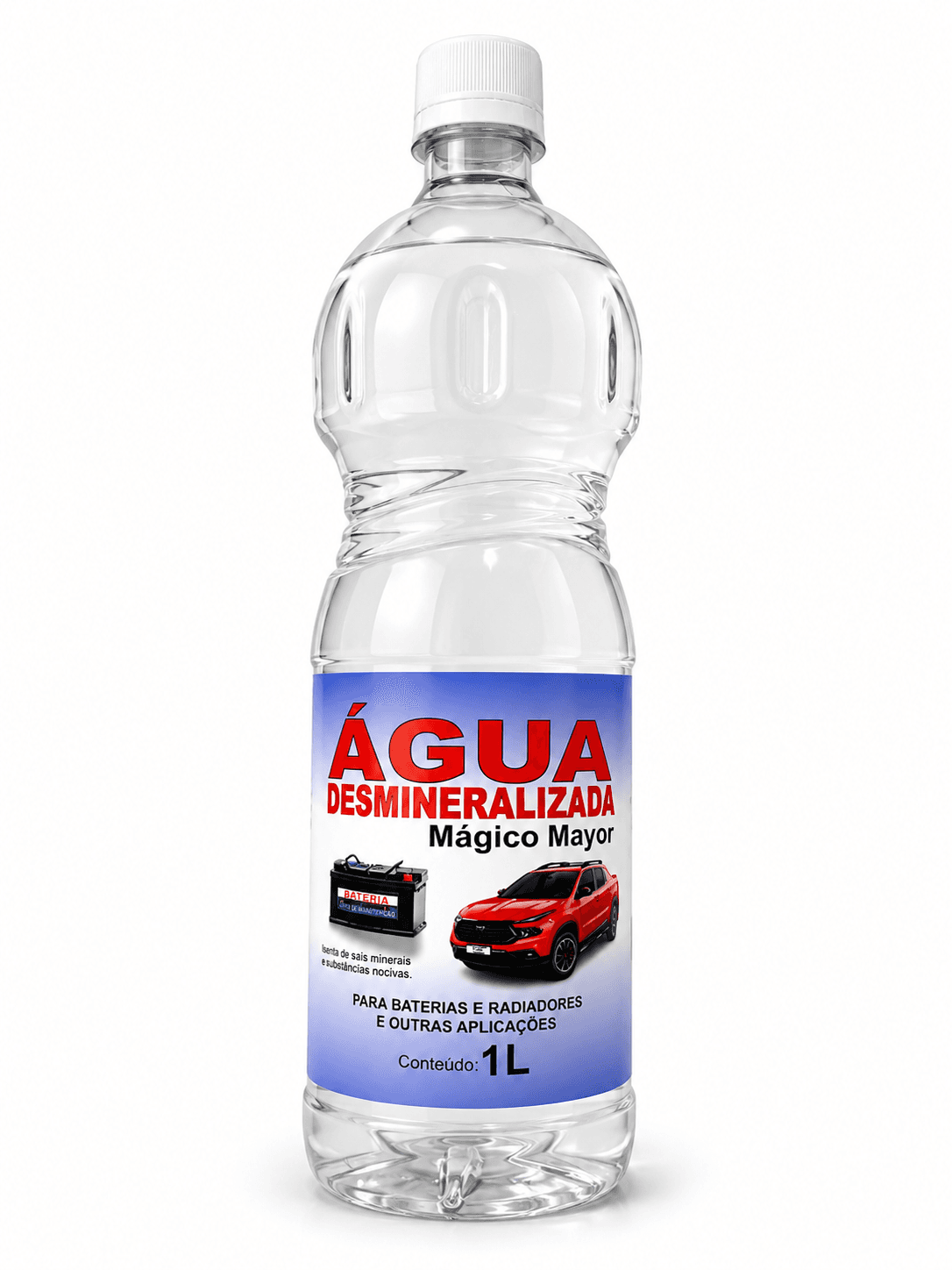 Água desmineralizada 1L