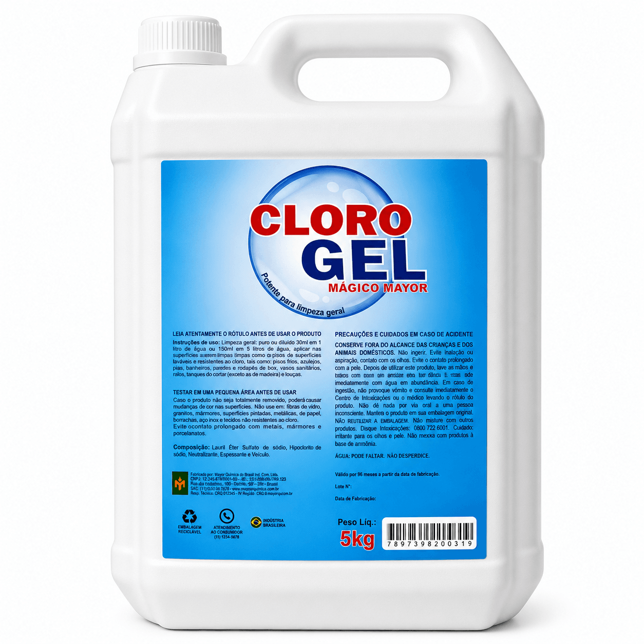 Cloro Gel 5kg