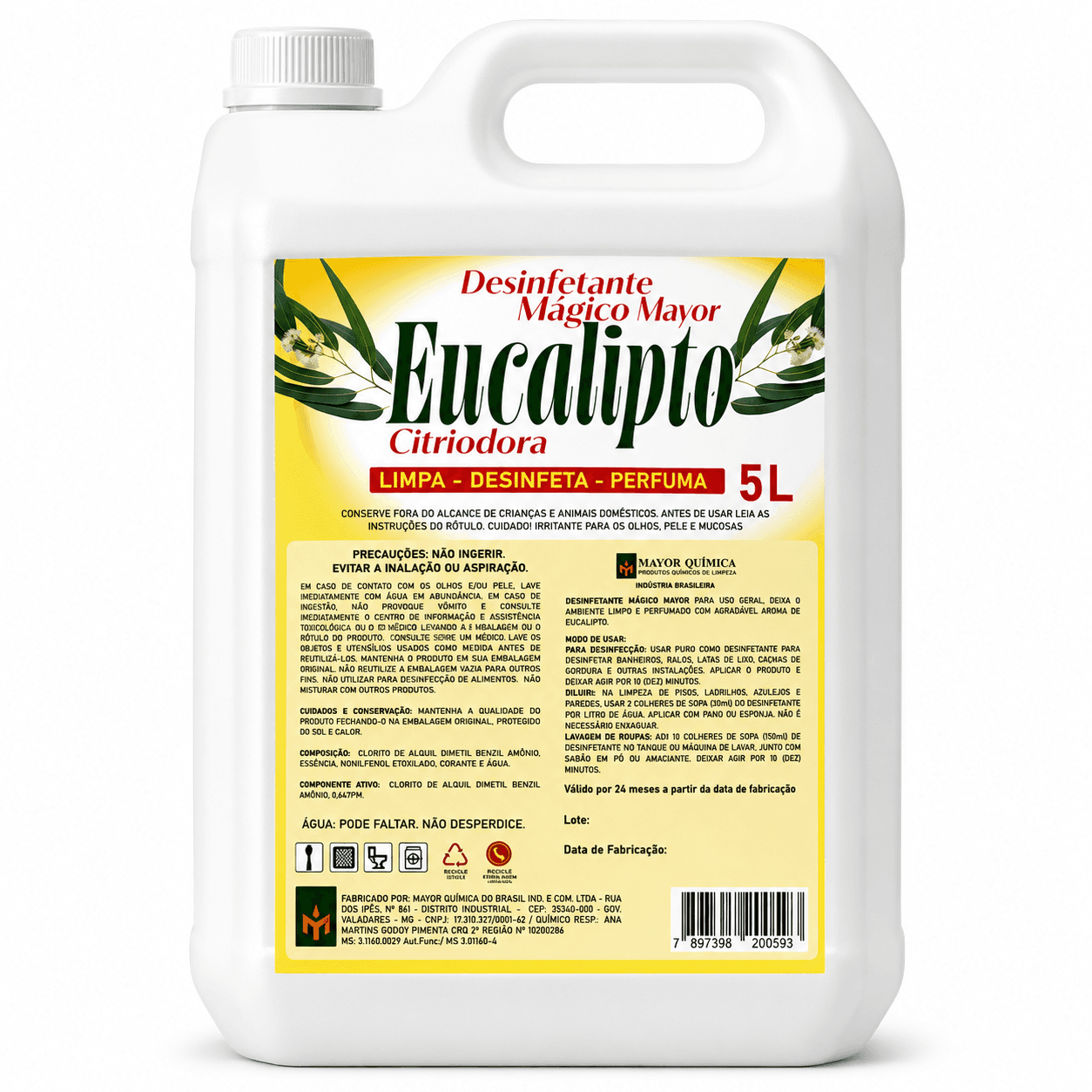 Desinfetante 5lt eucalipto