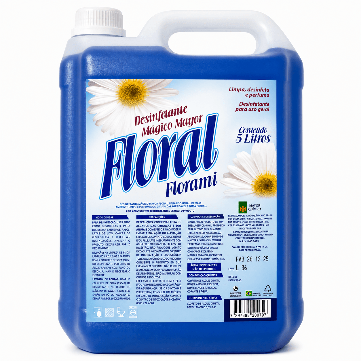 Desinfetante 5lt Florami