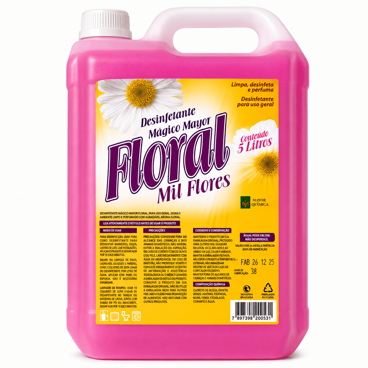 Desinfetante 5lt Mil Flores