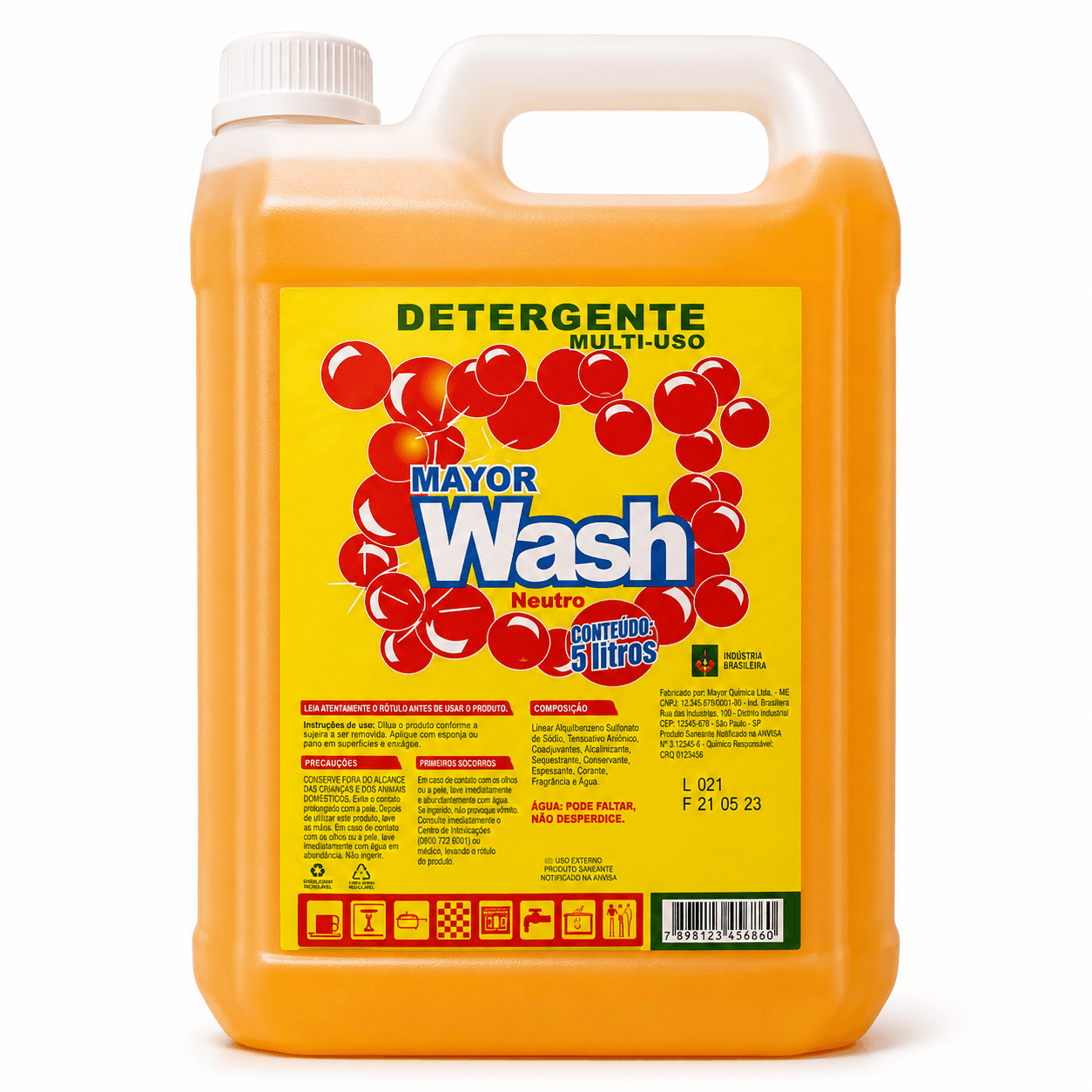 Detergente mayor Wash 5L